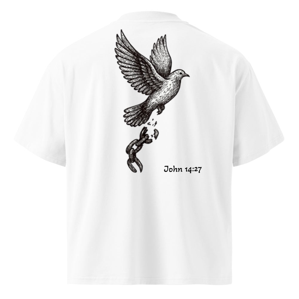 John 14:27 White T-shirt
