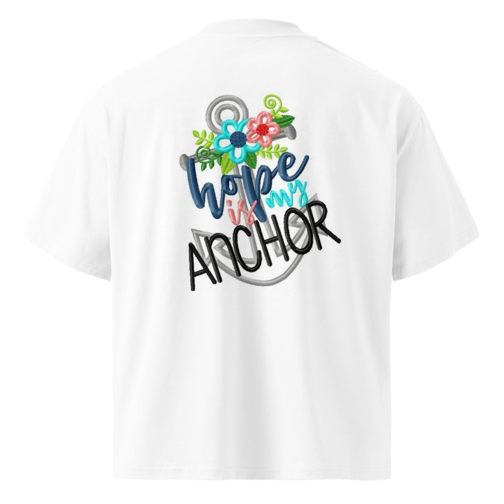 Hope is my anchor Black T-shirt